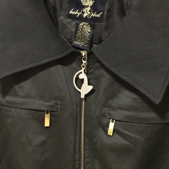 NEW BABY PHAT CROP cargo Army Bomber Jacket 1X 14 16  PLUS SIZE Y2K 00's - Picture 12 of 14